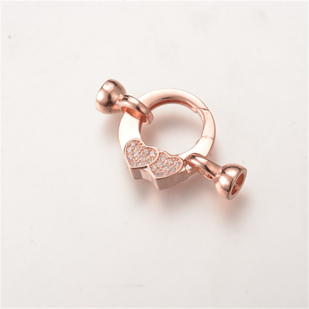 1:rose gold color plated