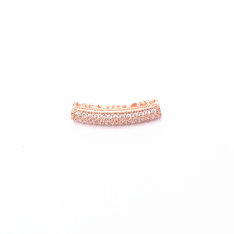 3 rose gold color plated