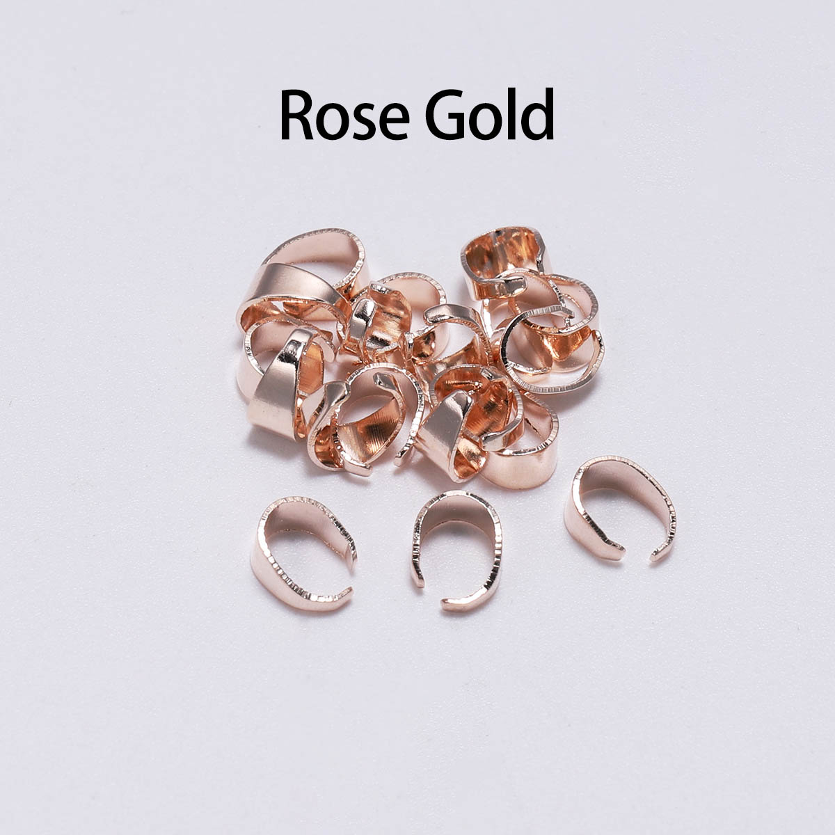 rose gold color 6x8mm