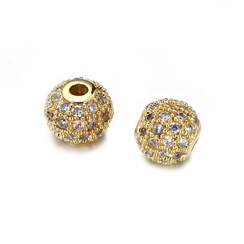 1:gold color plated with clear rhinestone