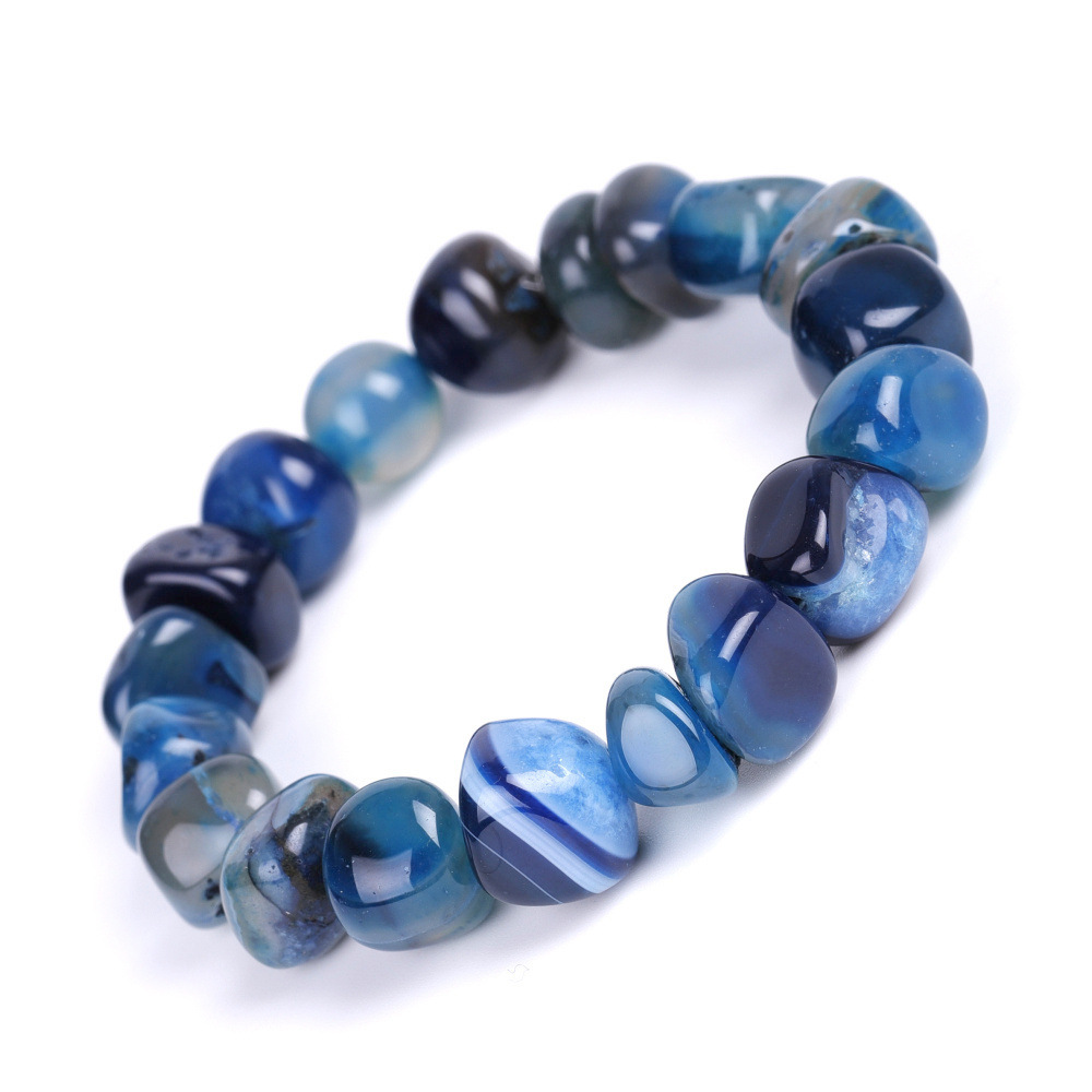 7.blue black agate