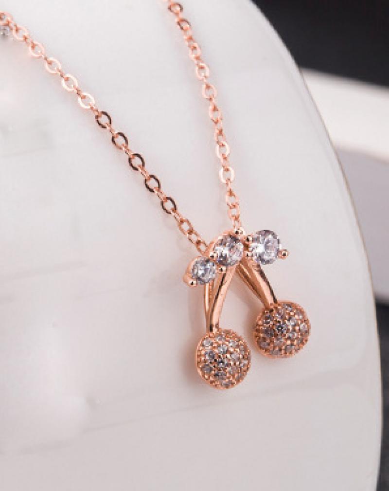 2:rose gold color plated