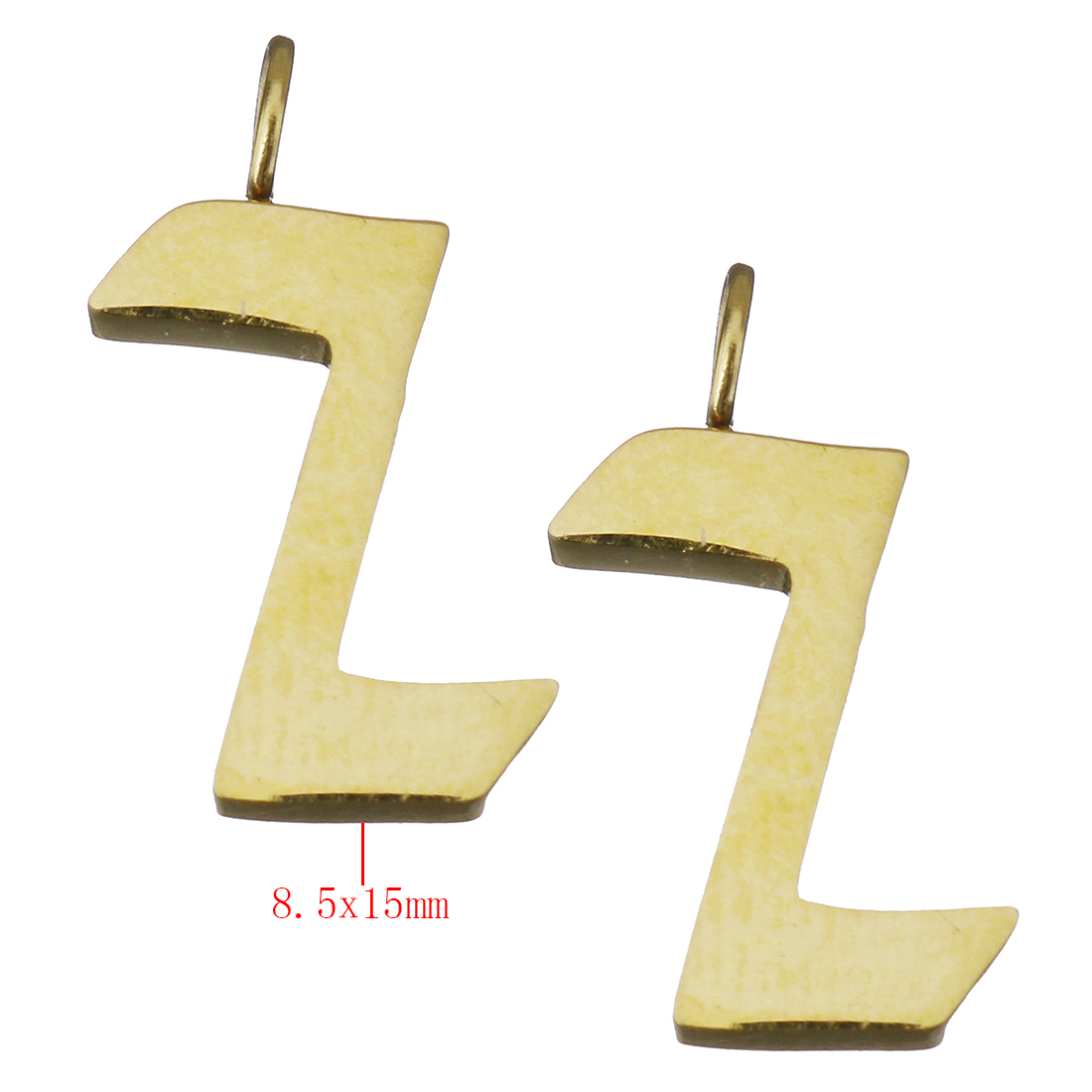 Letter z 8.5x15x2mm