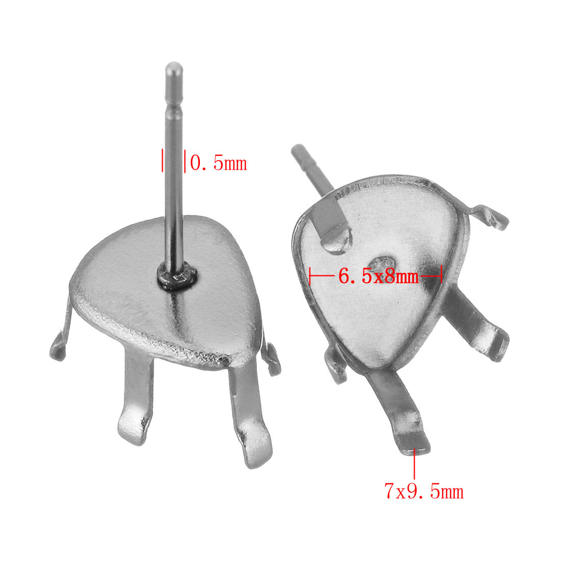 7x9.5x16.5mm,0.5mm,6.5x8mm