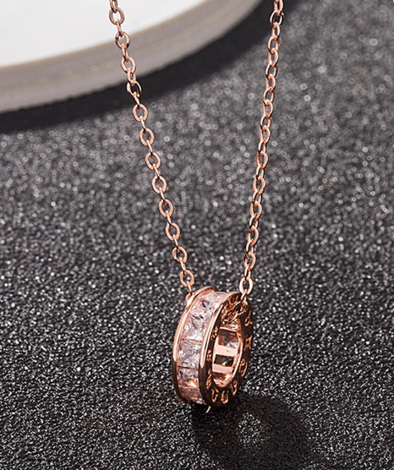 2:rose gold color plated