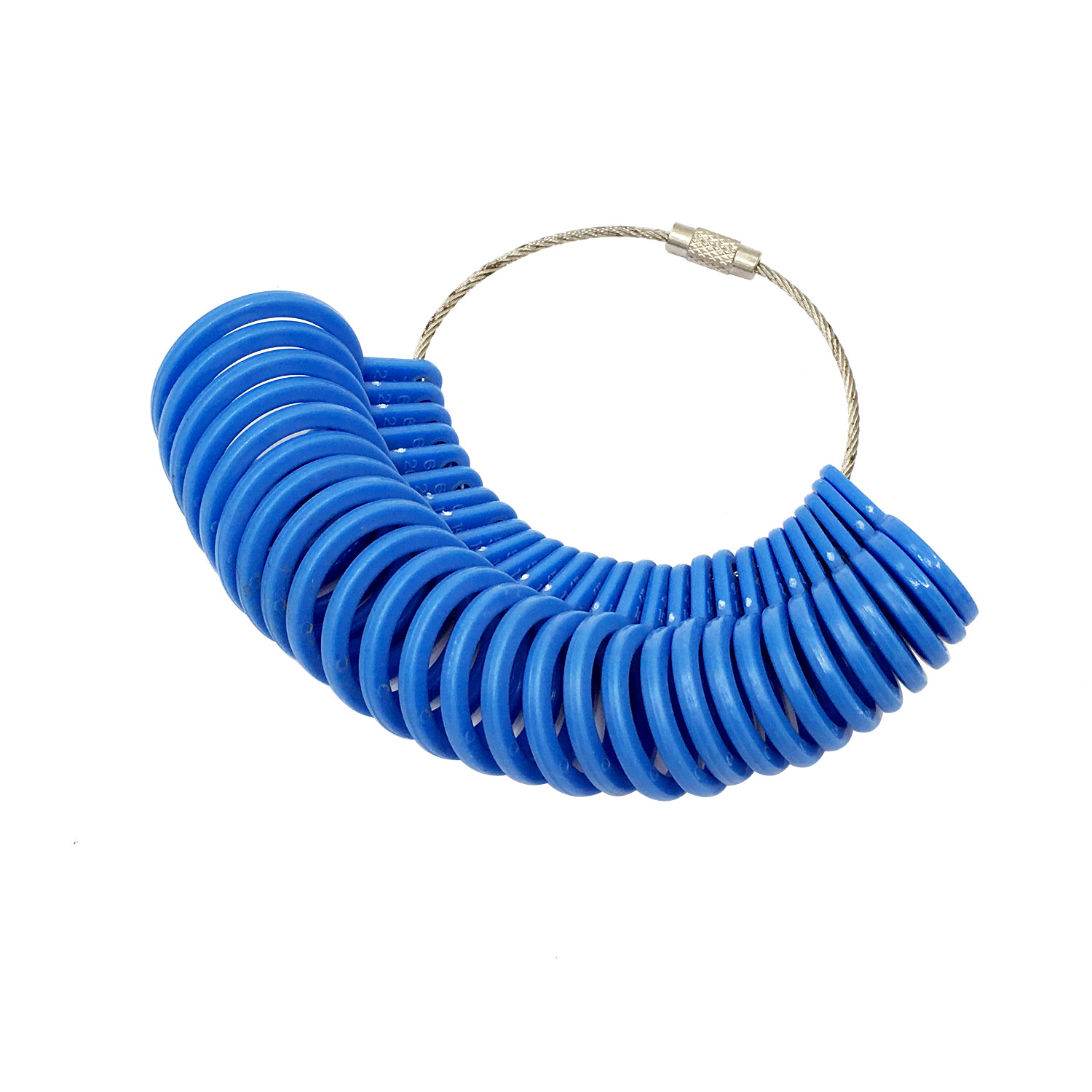 4:Bague bleue taille US