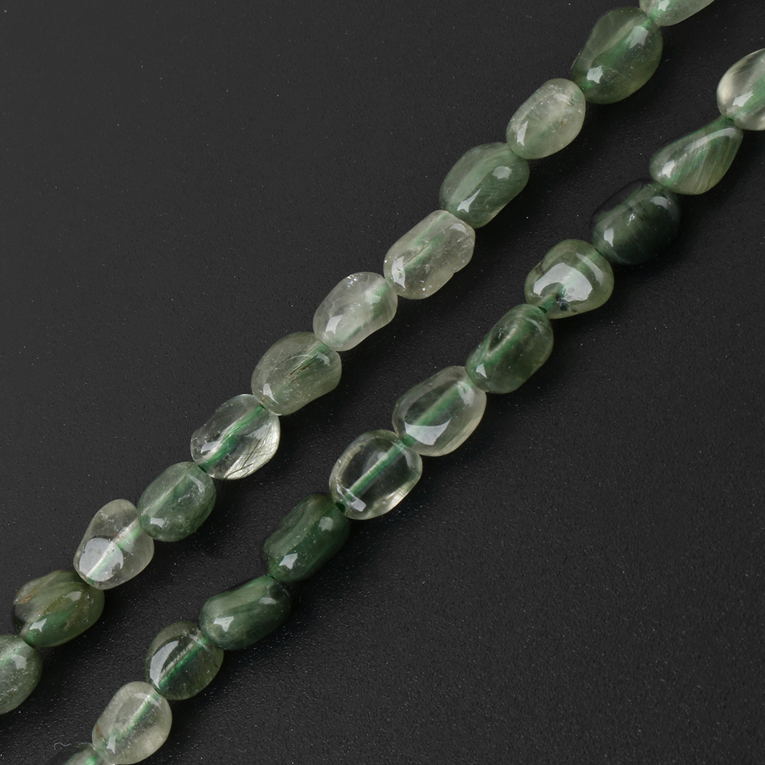 Green Rutilated Quartz A 6x8mm