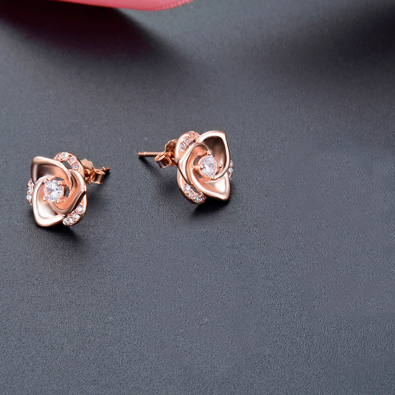 2:rose gold color plated