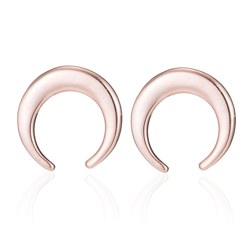 5:rose gold color（Studs）