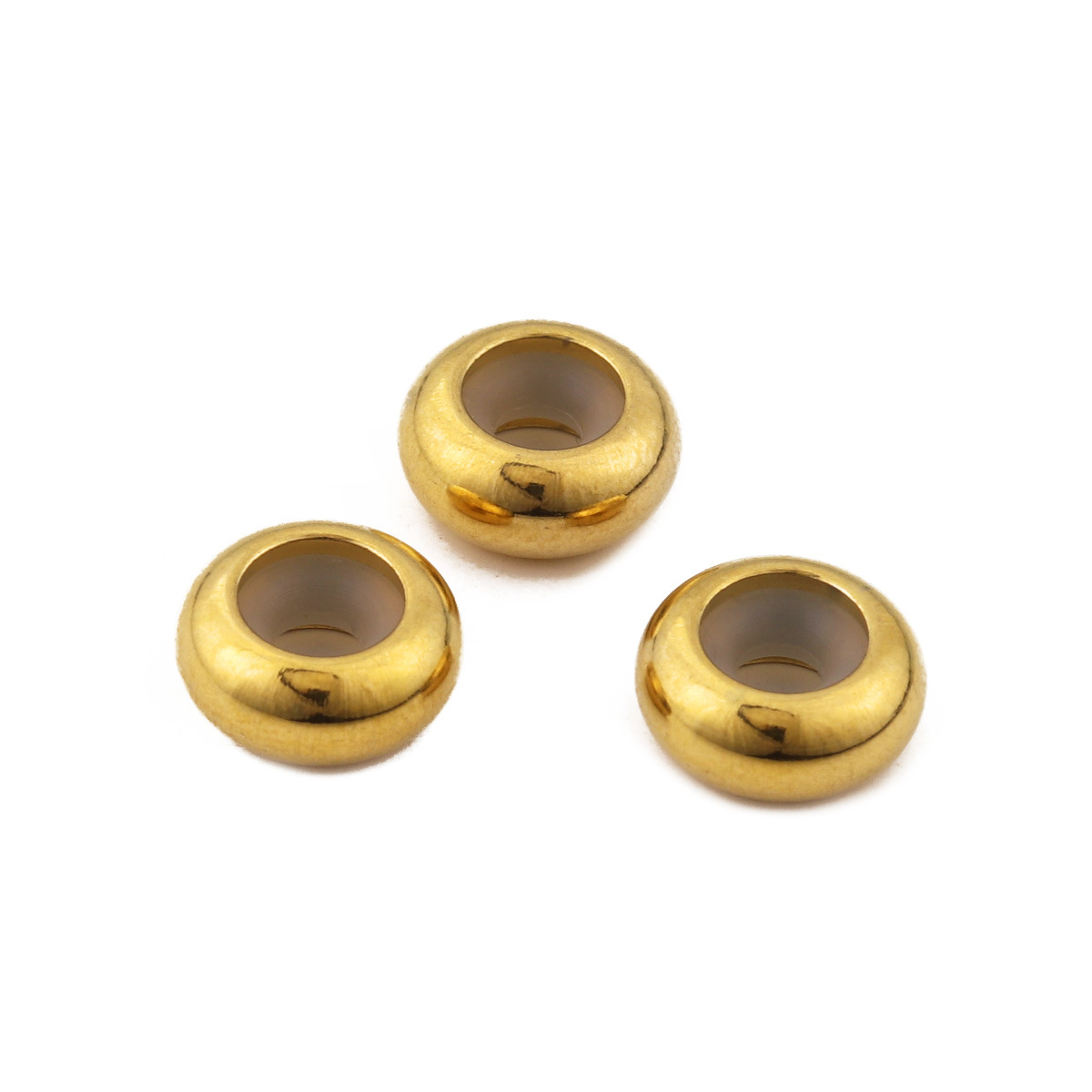 gold color plated,6mm,Inner diameter:1mm