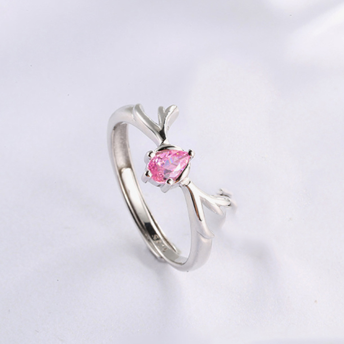 women pink rhinestone,2.44mm