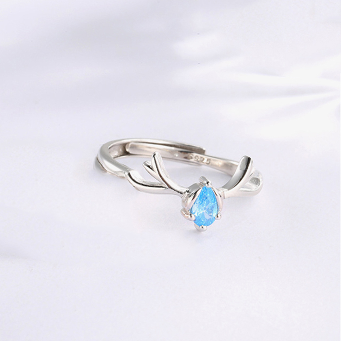 women blue rhinestone,2.44mm