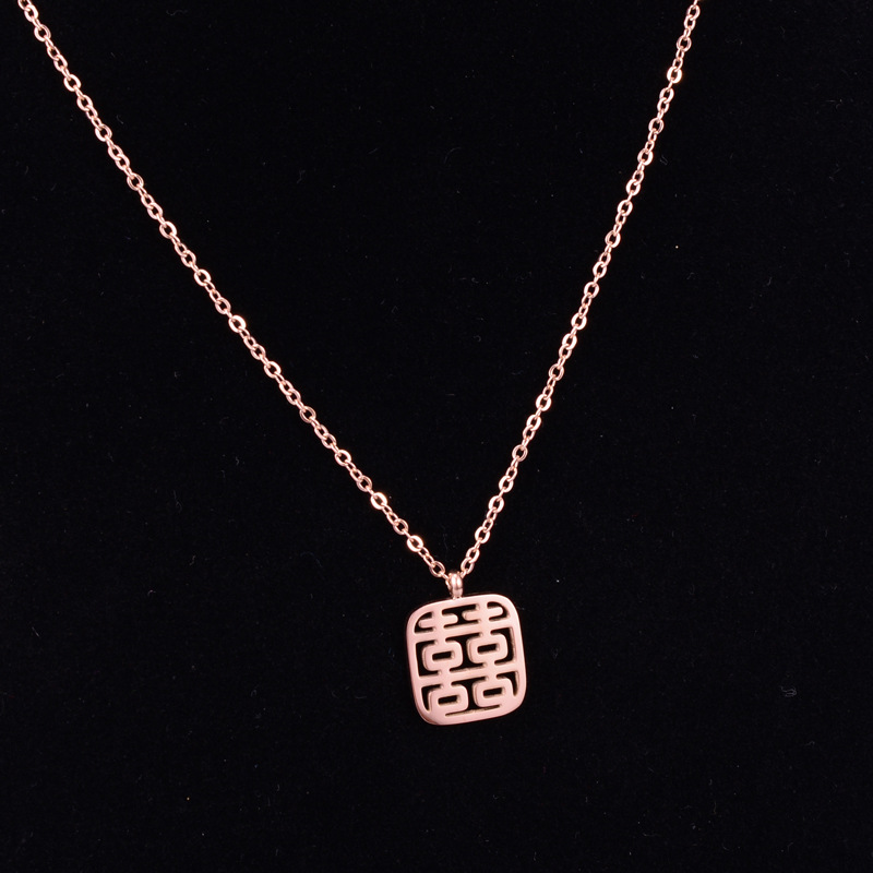 1 rose gold color plated