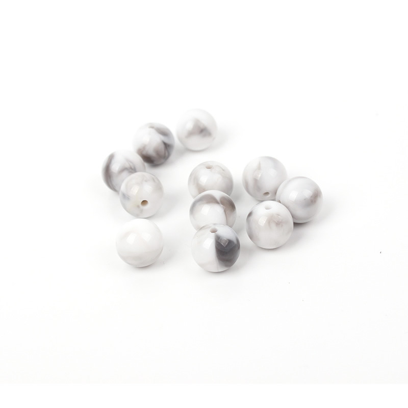 12mm/520pcs gris y blanco