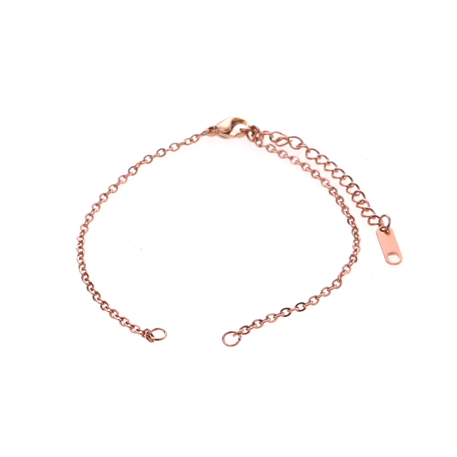 rose gold color  180+60mm