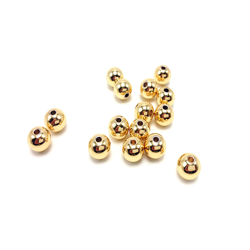 gold 5mm,hole1.5mm