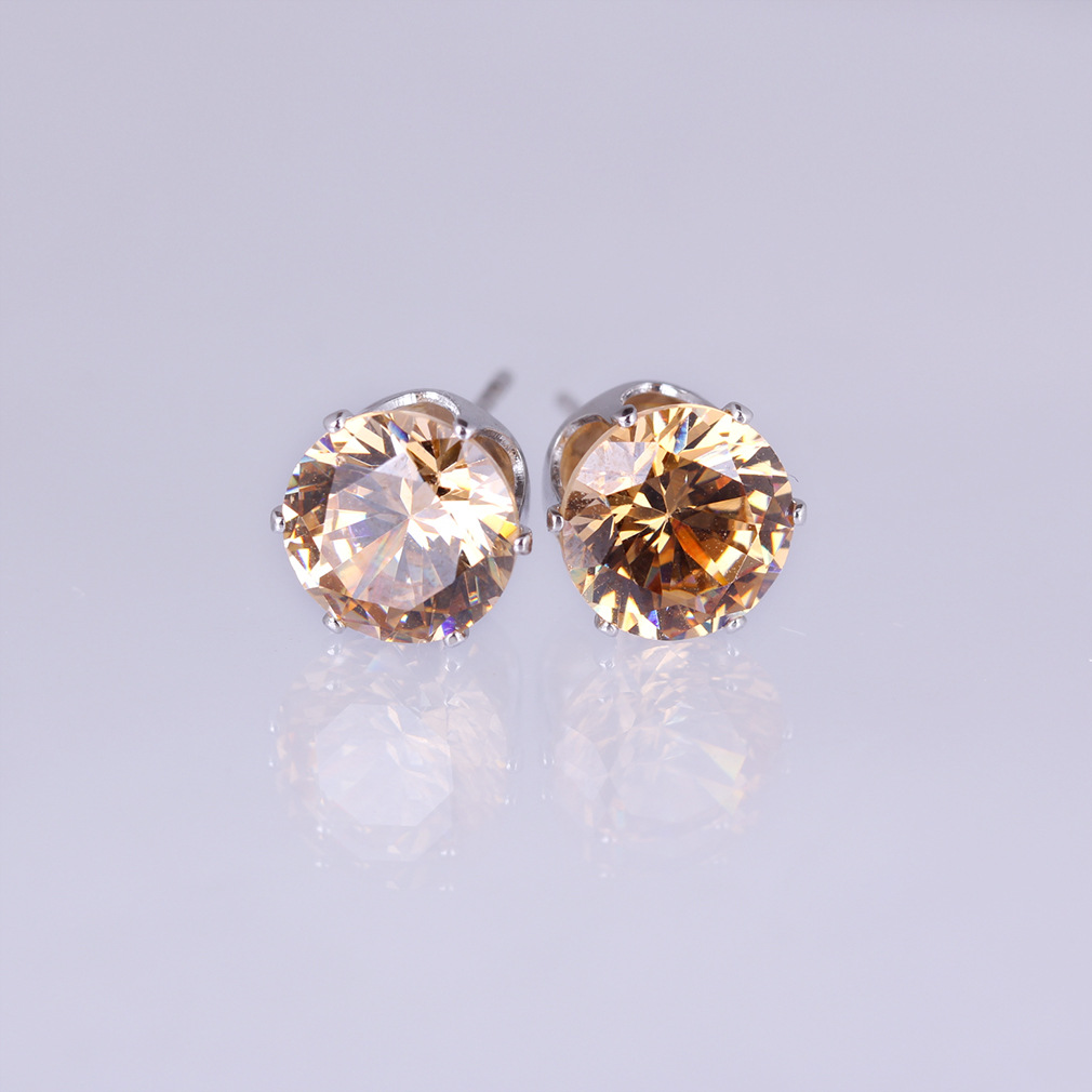 real platinum plated: Yellow Zircon