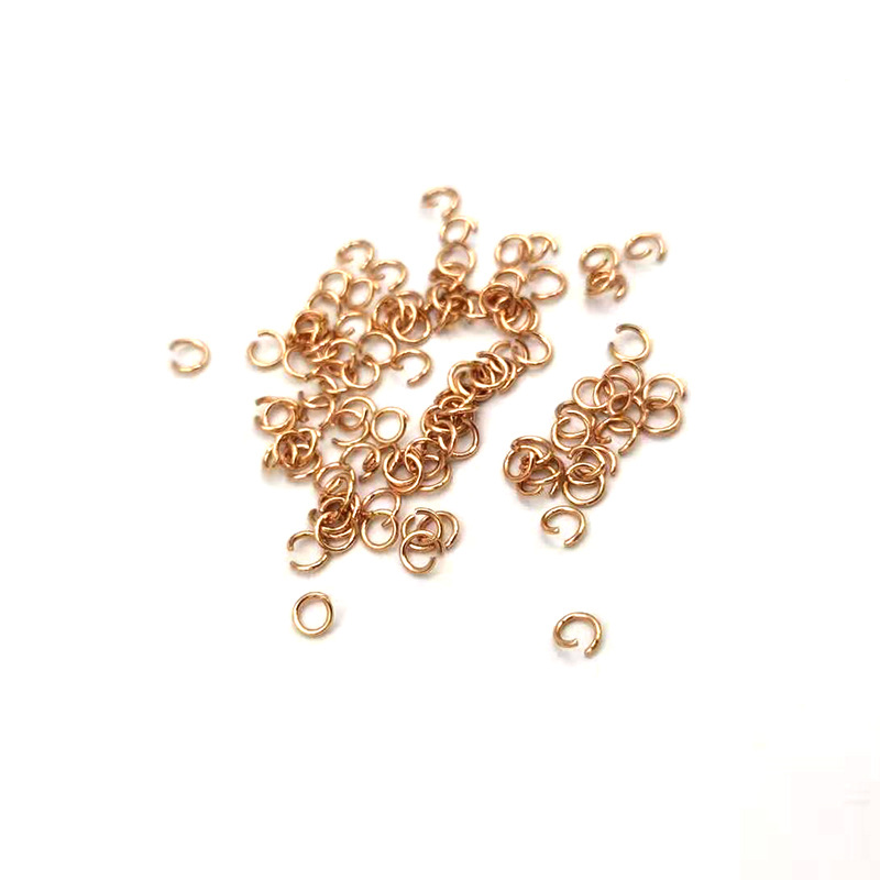 rose gold color plated,0.6*3.5mm couleur or rose plaqué