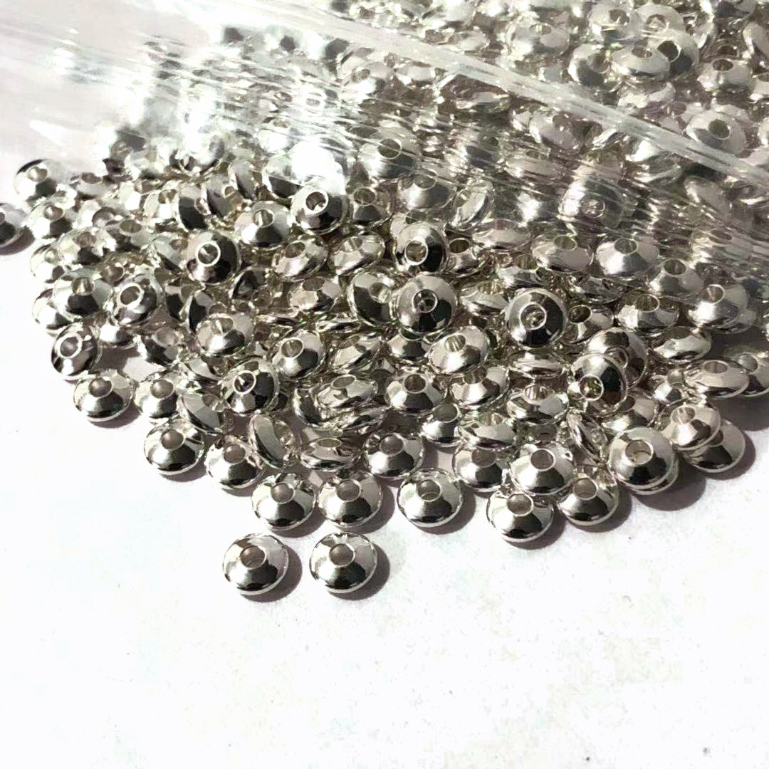 silver color plated 4mm