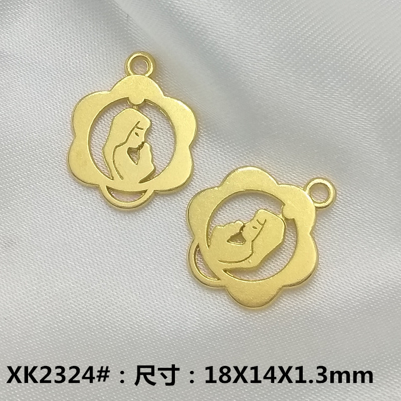 1 gold color plated