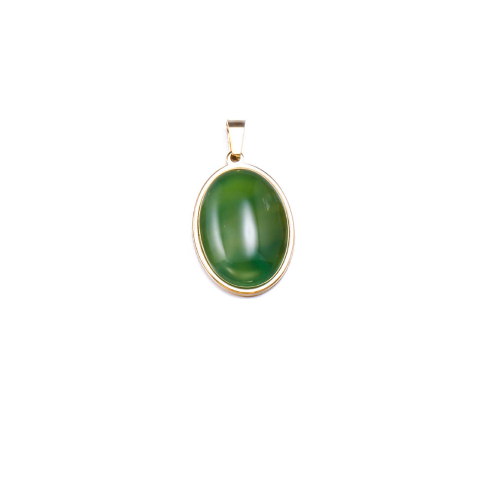 3 green agate