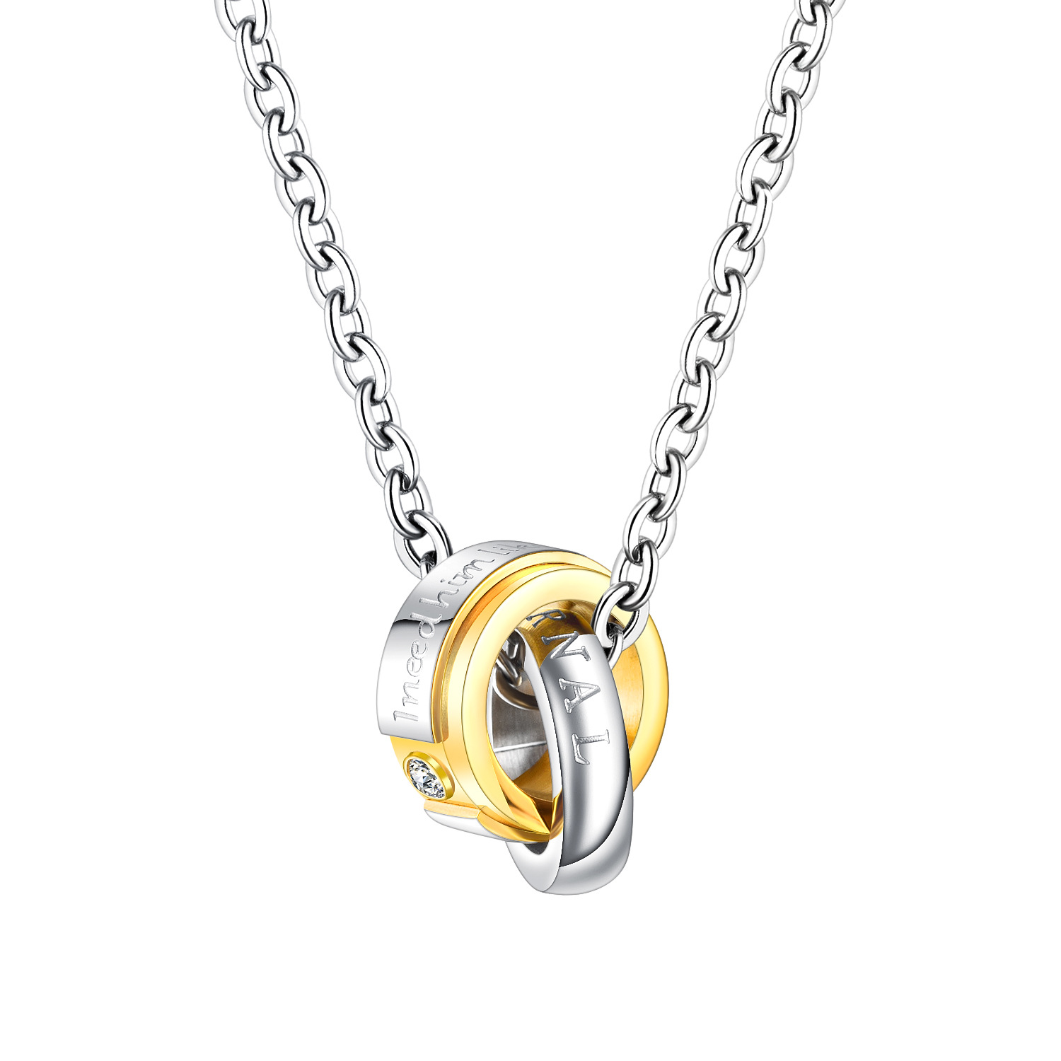 Golden female model (single pendant, without match