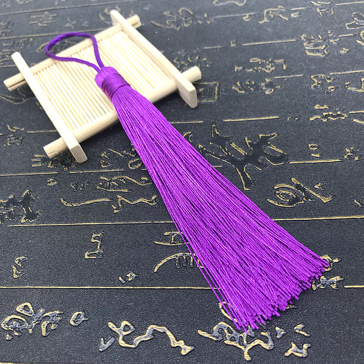 5:Customized tassel [red purple]