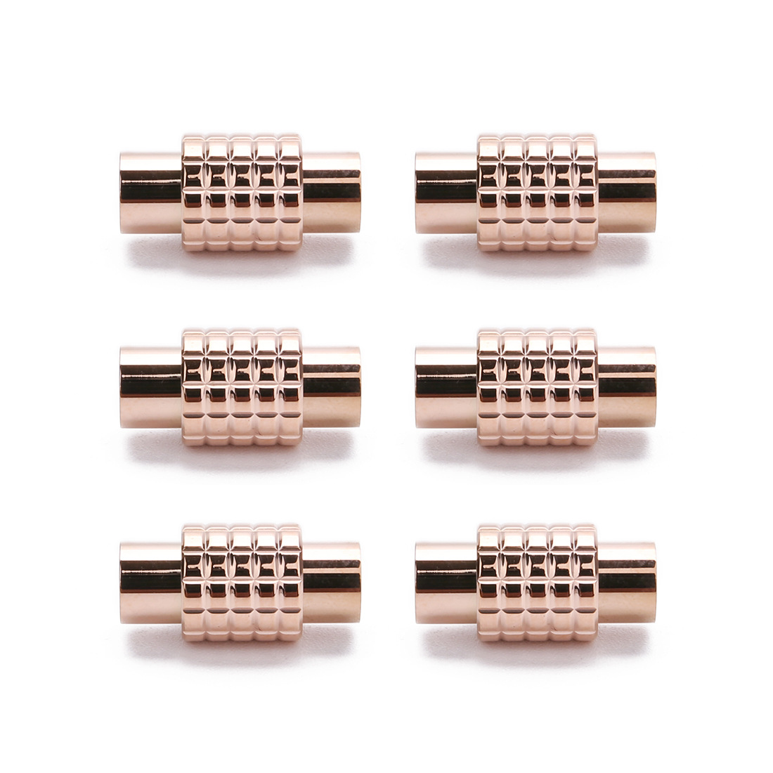 Rose gold 10x20mm, hole 6mm