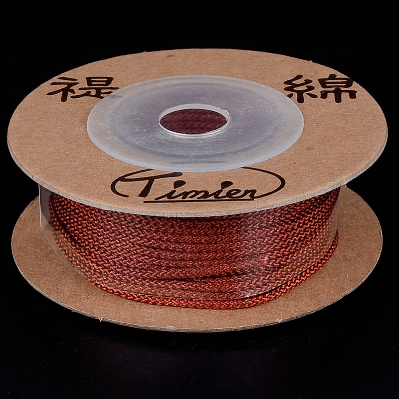 1.5mm,approximately 12m/spool color marrón rojizo