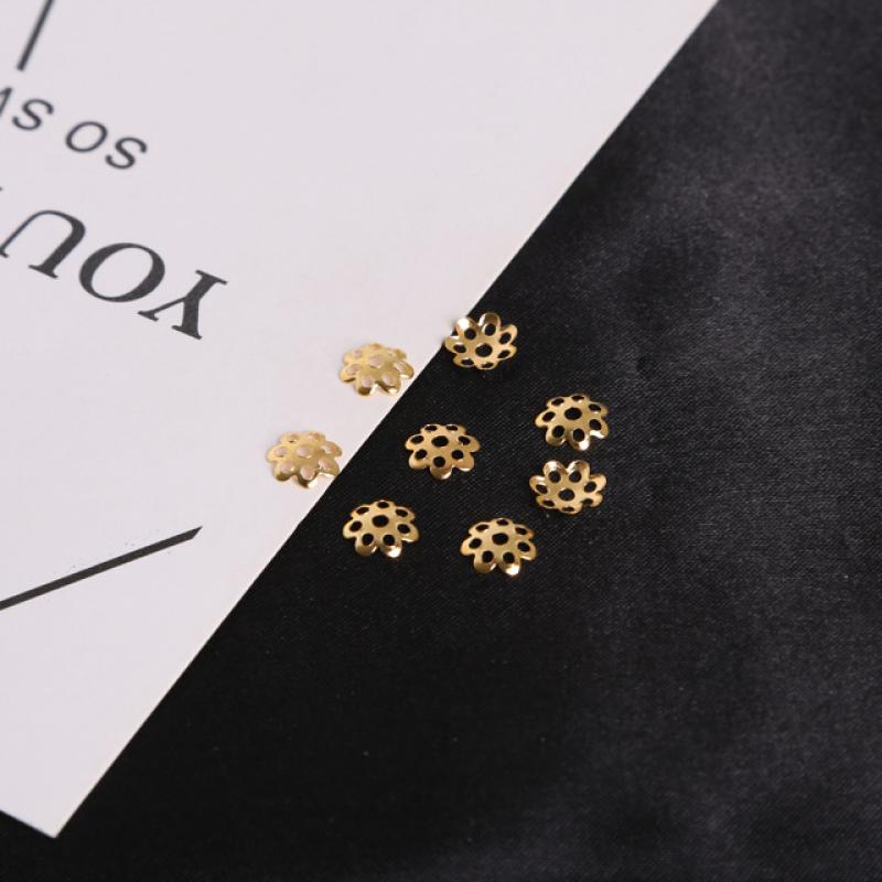 5:gold color plated 7MM 500pcs/bag