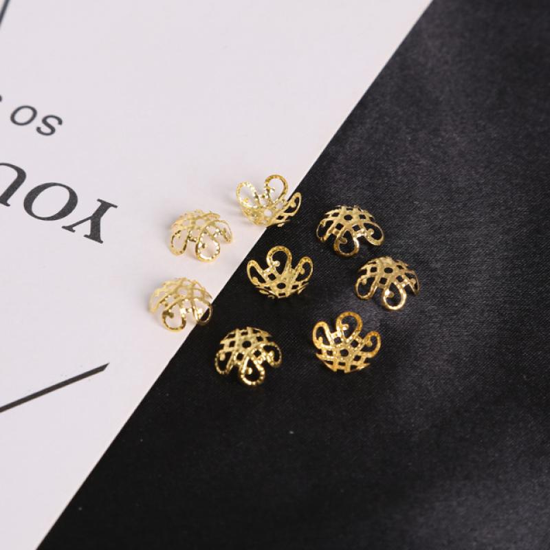 9:KC gold color plated 10MM 100pcs/bag