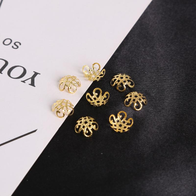 11:gold color plated 10MM 100pcs/bag