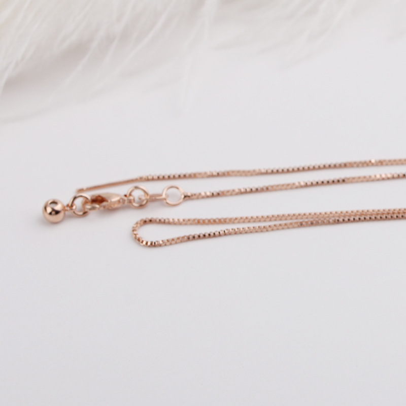 3:color preserve rose gold color plated