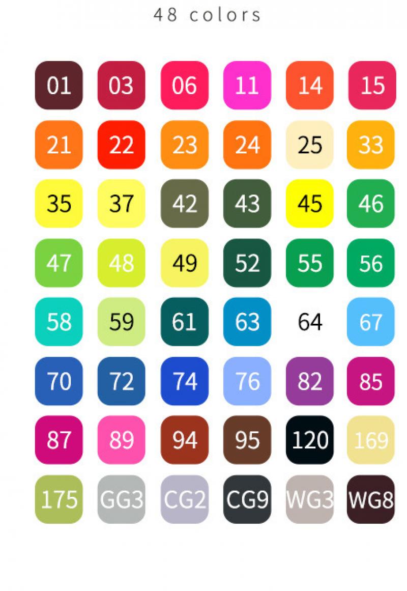 48 colors A