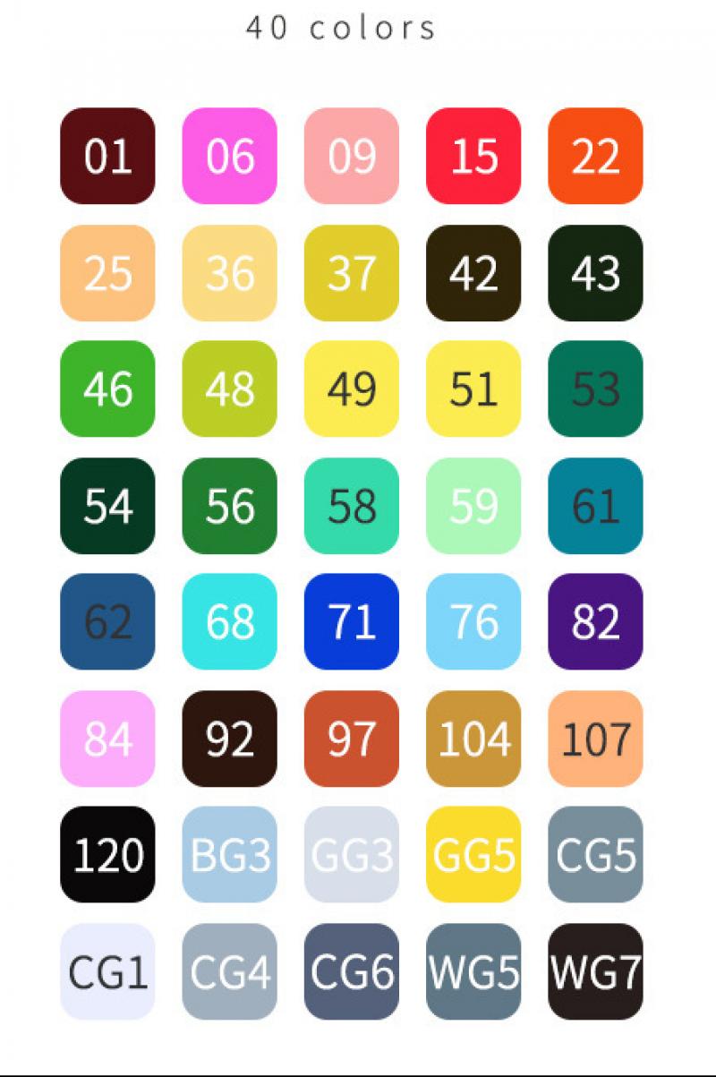 40 colors B