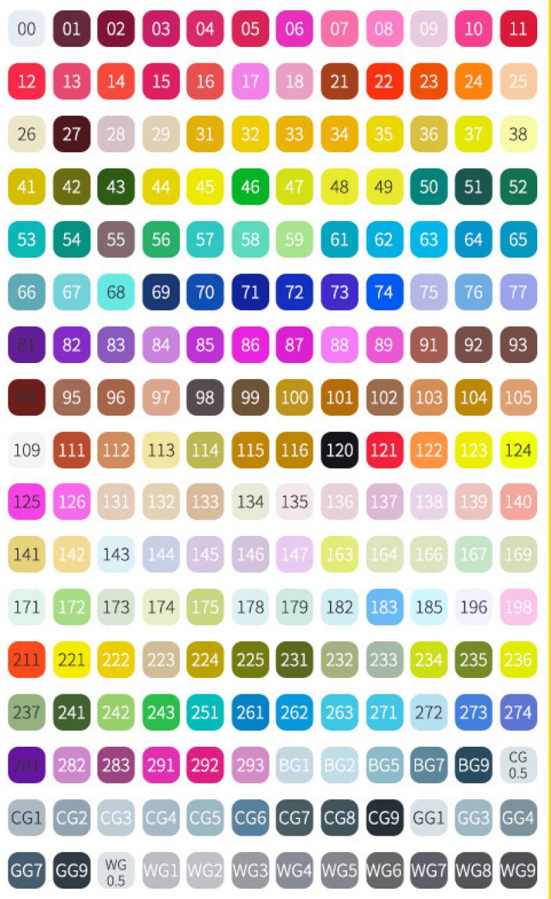 204 colors