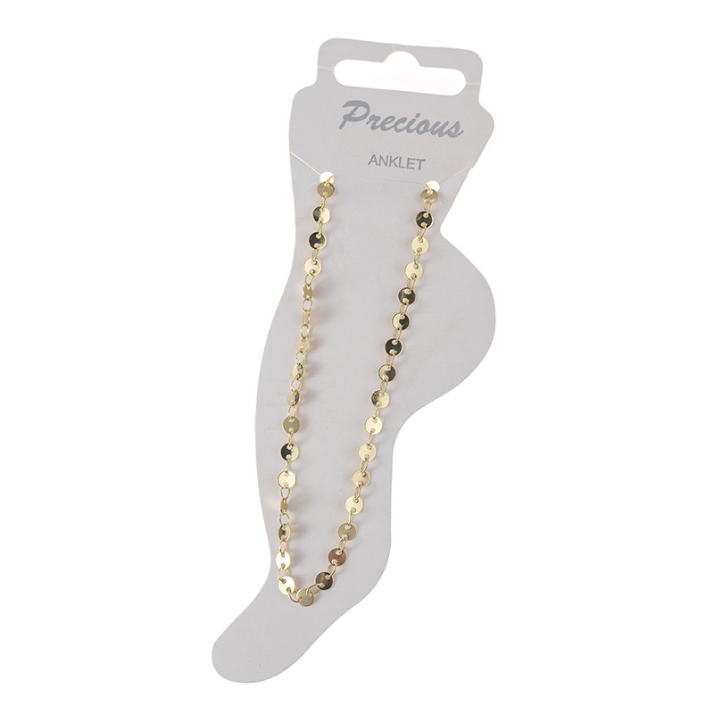 gold anklet-23cm