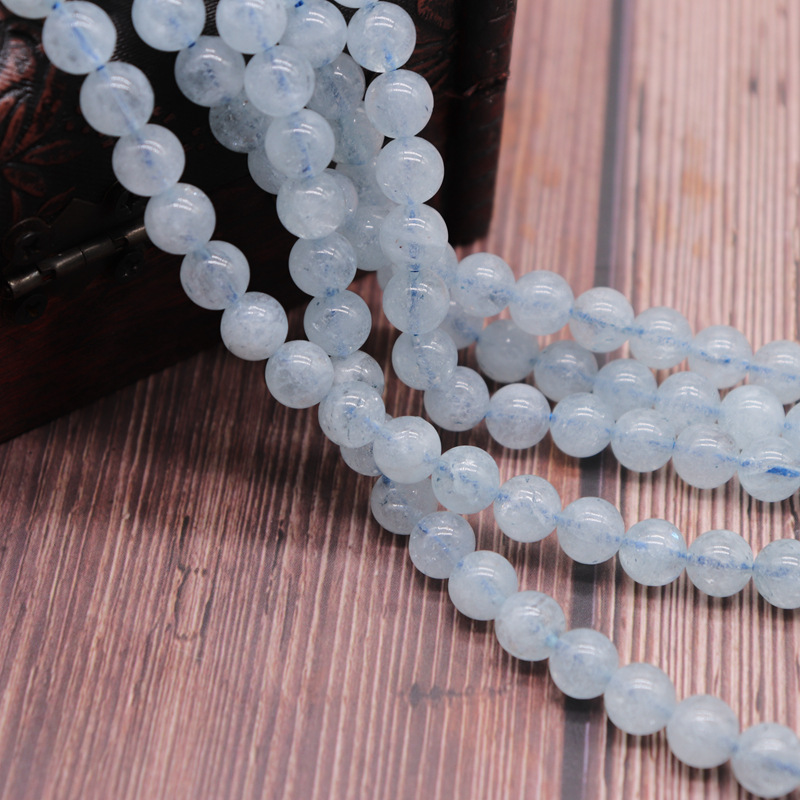 AAAA Aquamarine 10mm（About 38PC/Strand）