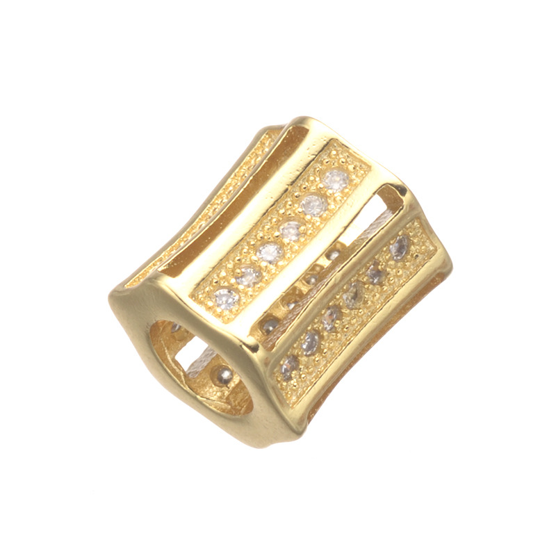 3 gold color plated