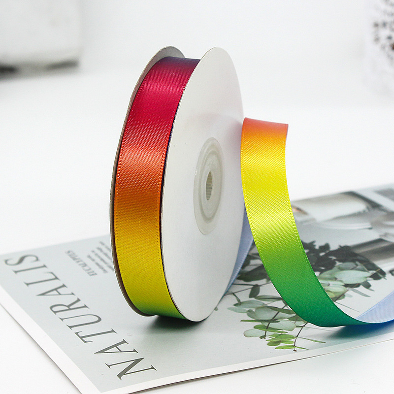 1.5 cm wide rainbow band