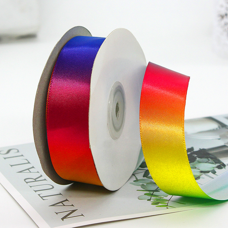 2.5 cm wide rainbow band