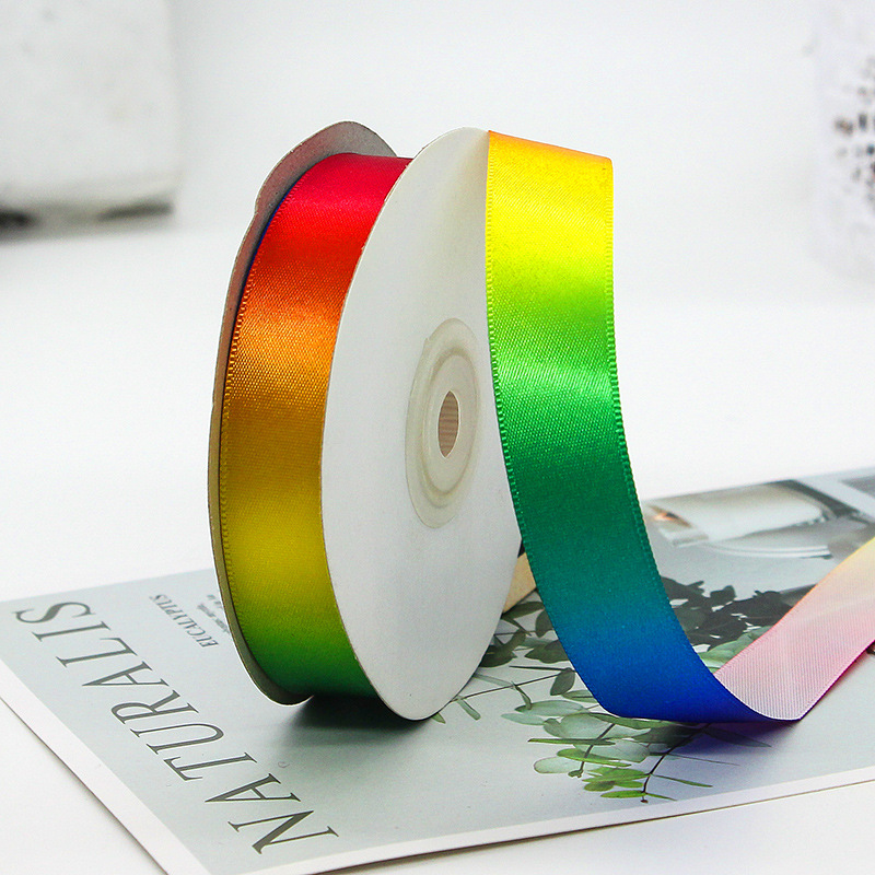 2 cm wide rainbow band