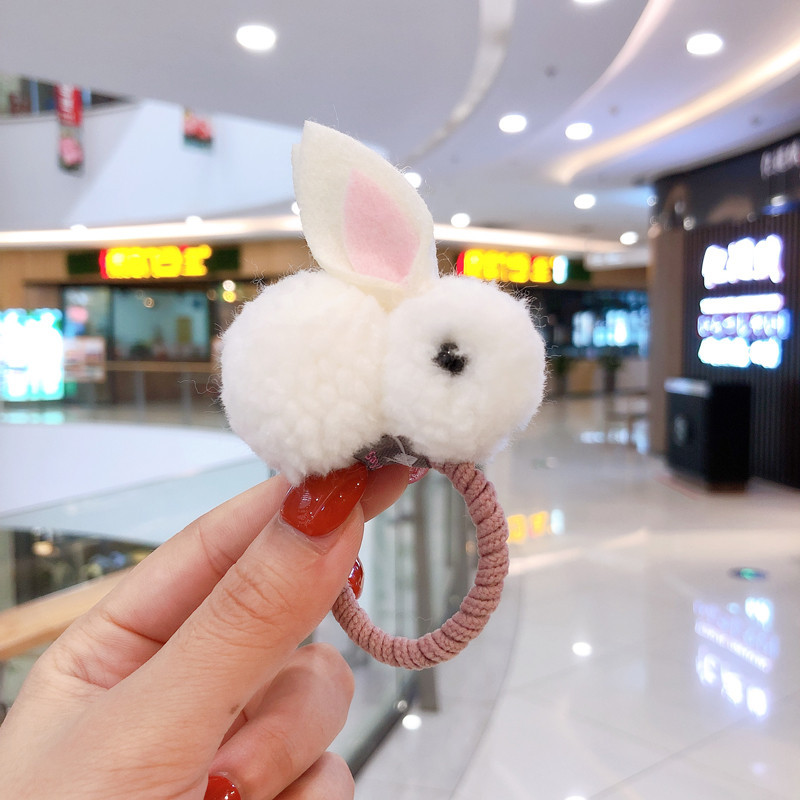 4:White Rabbit Scrunchie