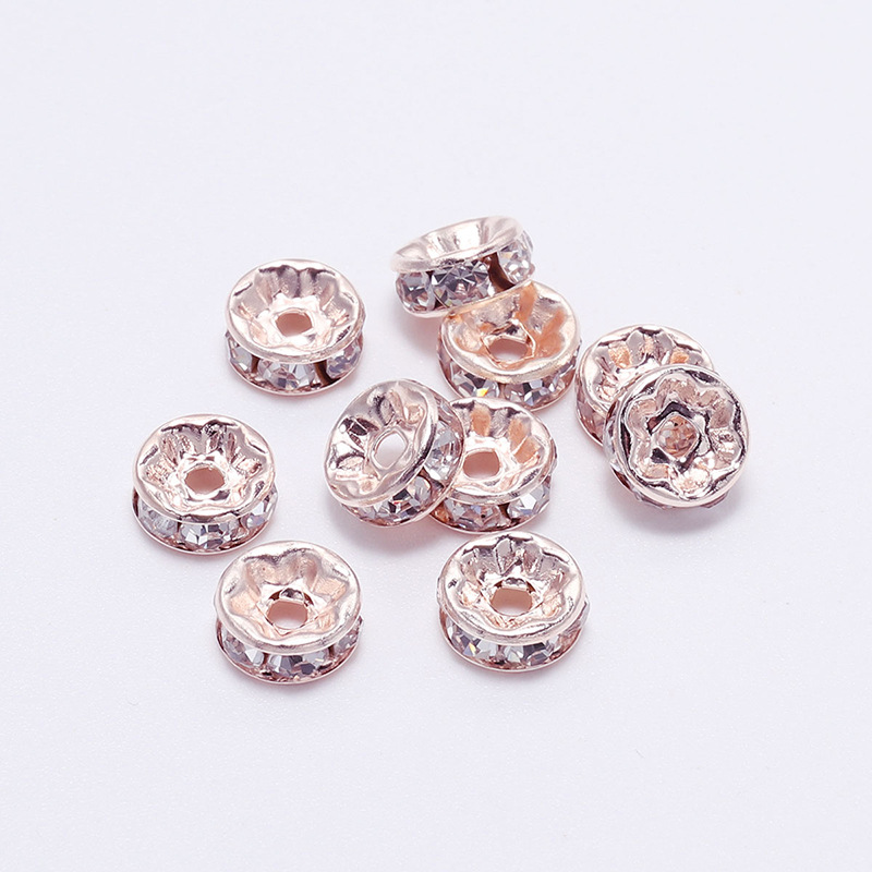 rose gold color【50pcs/bag】 6mm