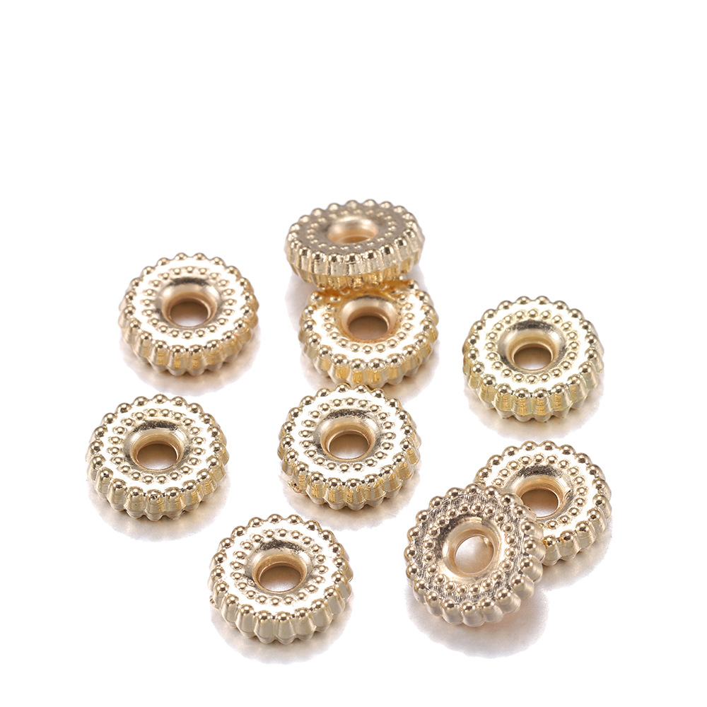 KC gold color plated 8mm【200pcs/bag】