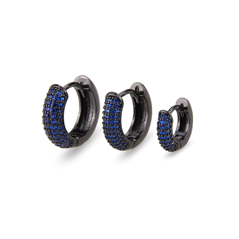 32:Medium size black and blue zirconium plating