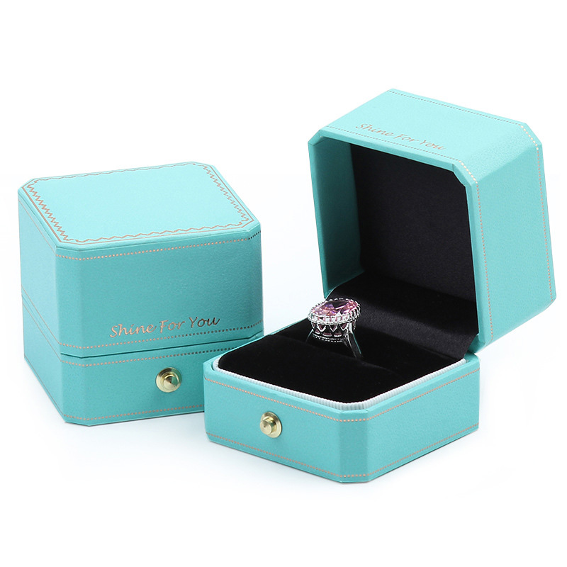 7:Mint Green single ring box