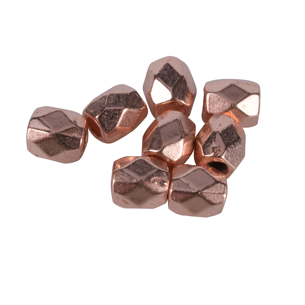 Rose gold length 4mm diameter 3.8mm