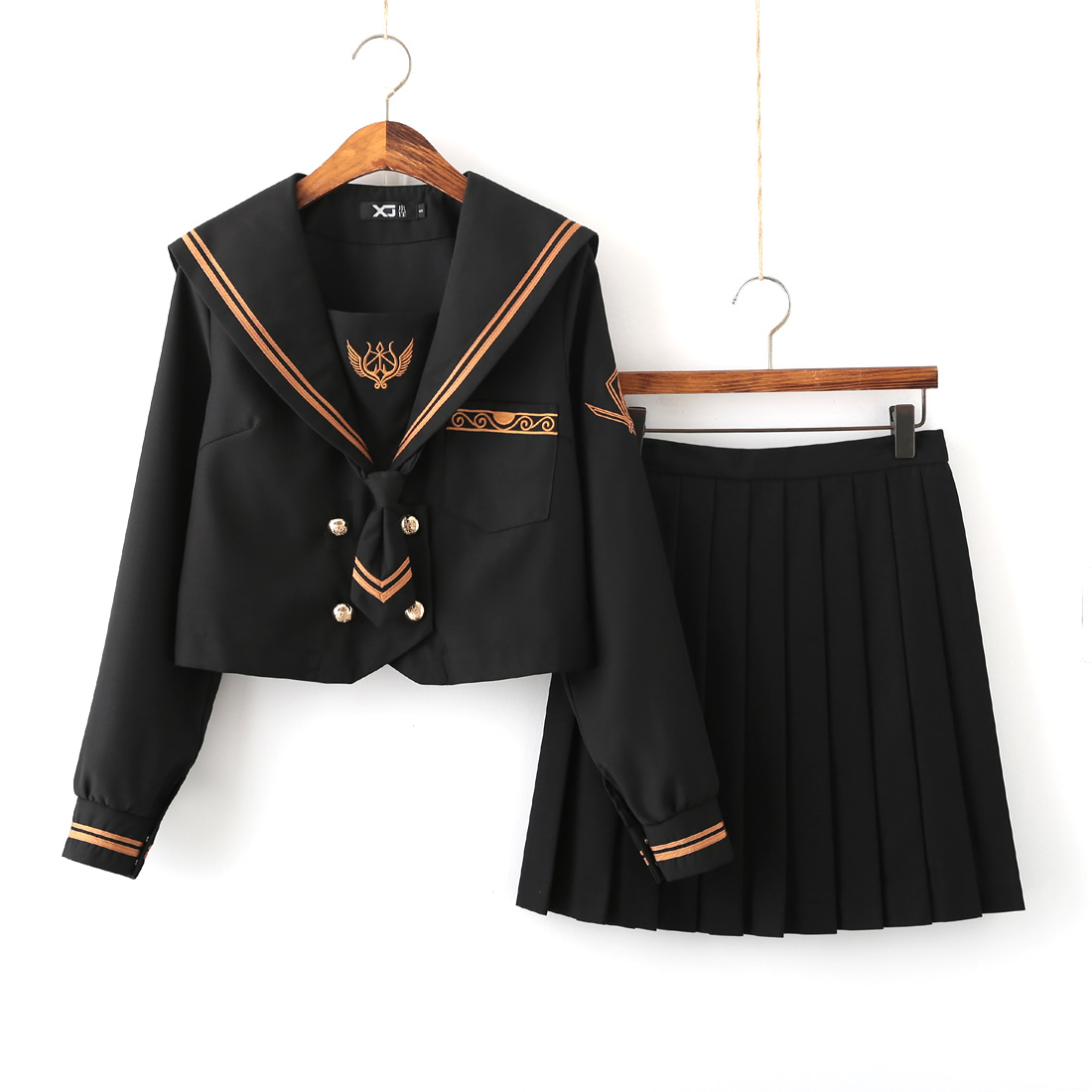 Long sleeve skirt tie