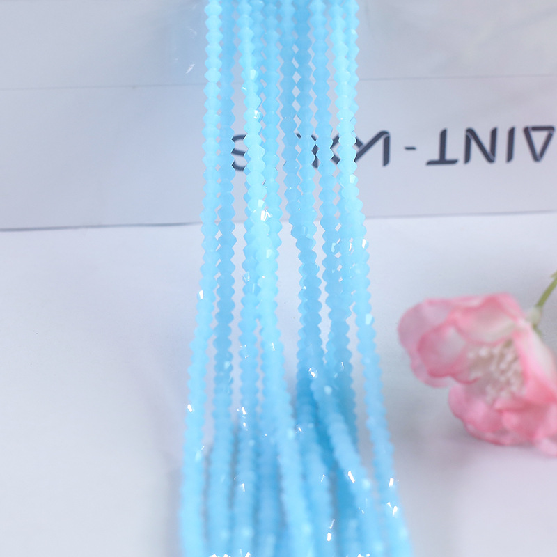 skyblue 4MM About 105pcs/20strand